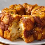 Delicious Taco Monkey Bread topped with cheese and spices