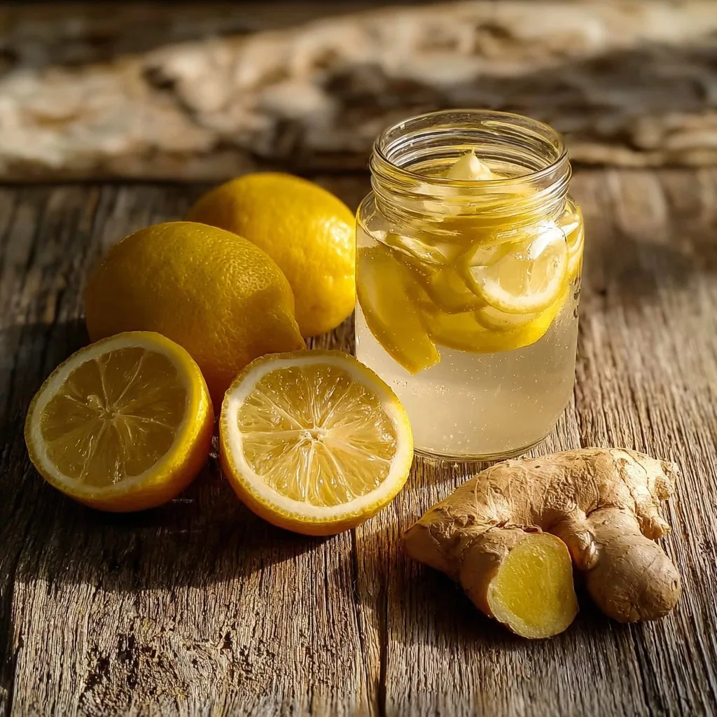 Warm Lemon-Ginger Water