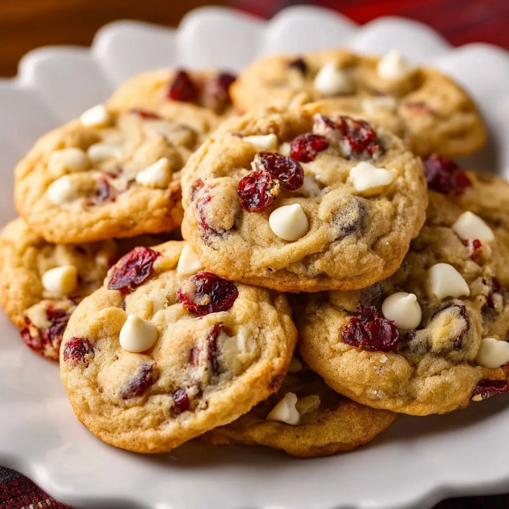 White Chocolate Cranberry Cookies