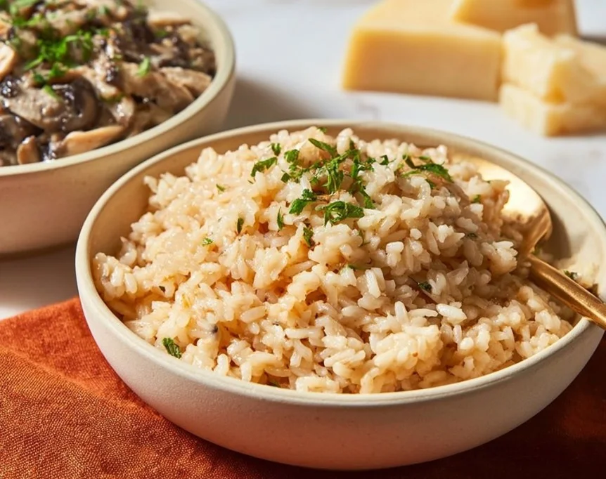 Delicious 5 ingredient souper rice dish ready to serve