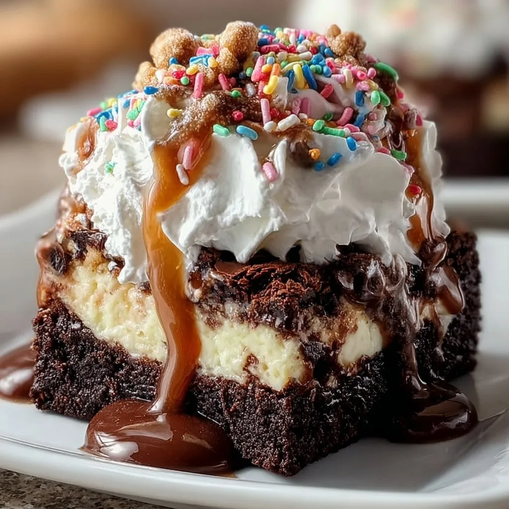 Heavenly Hot Fudge Sundae Brownie