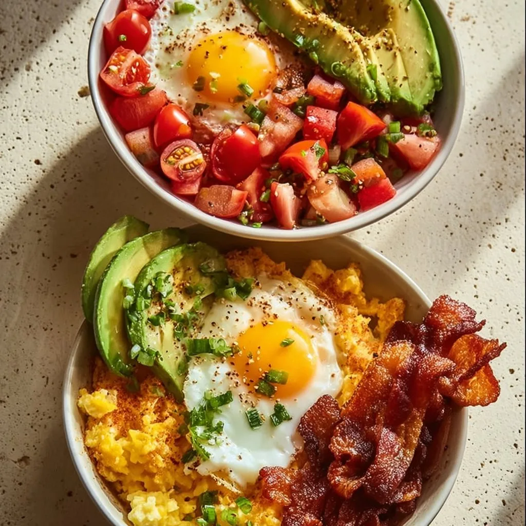High Protein Breakfast Bowls