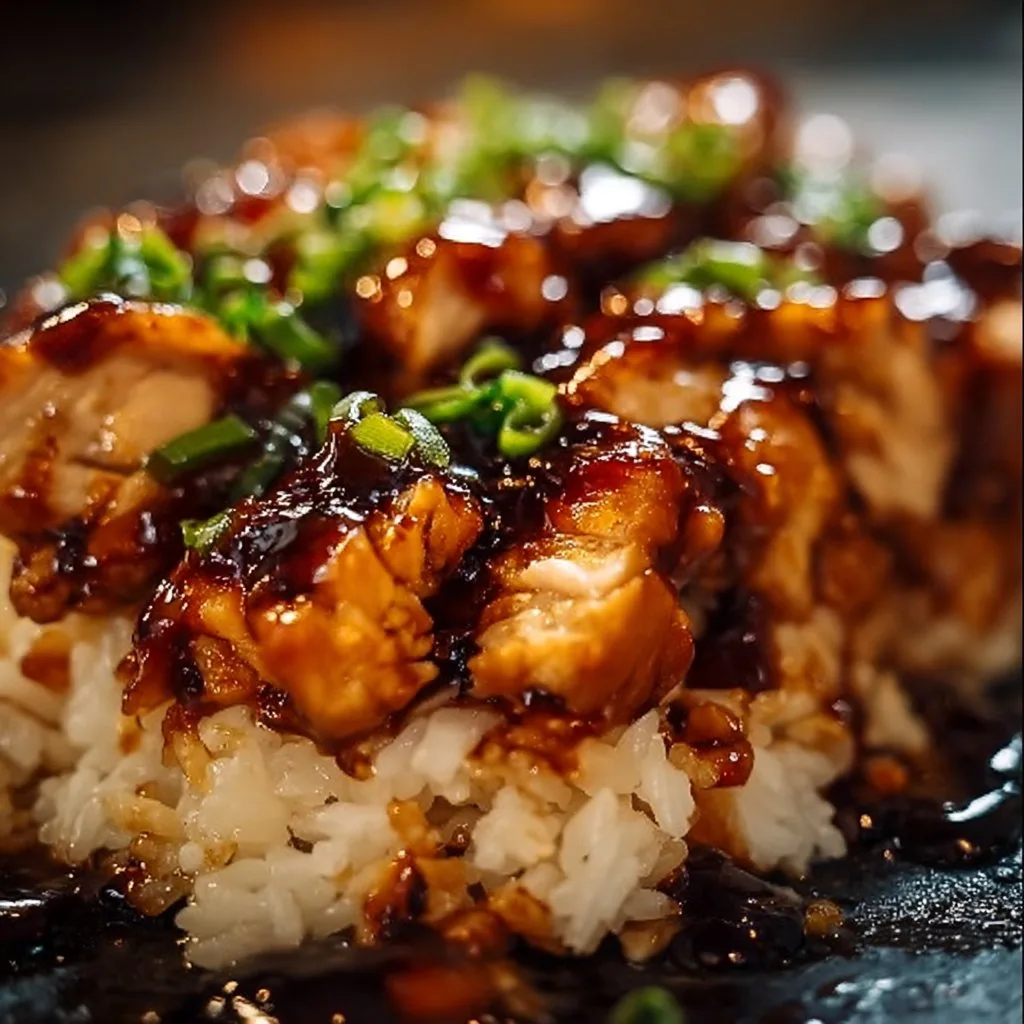 Honey BBQ Chicken Rice