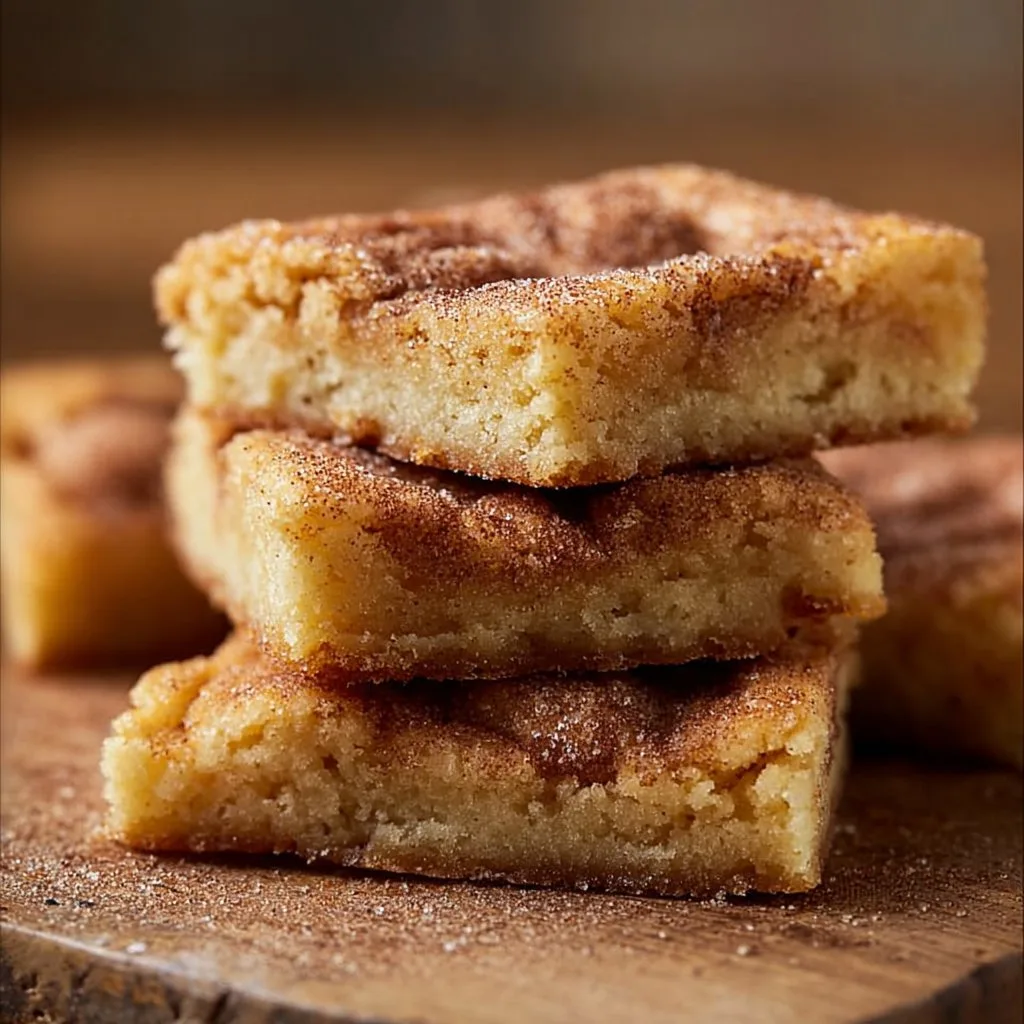 Cinnamon Sugar Blondies