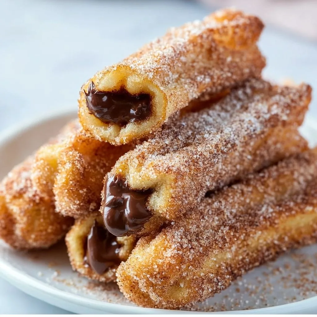 Homemade Churro Bites with Nutella