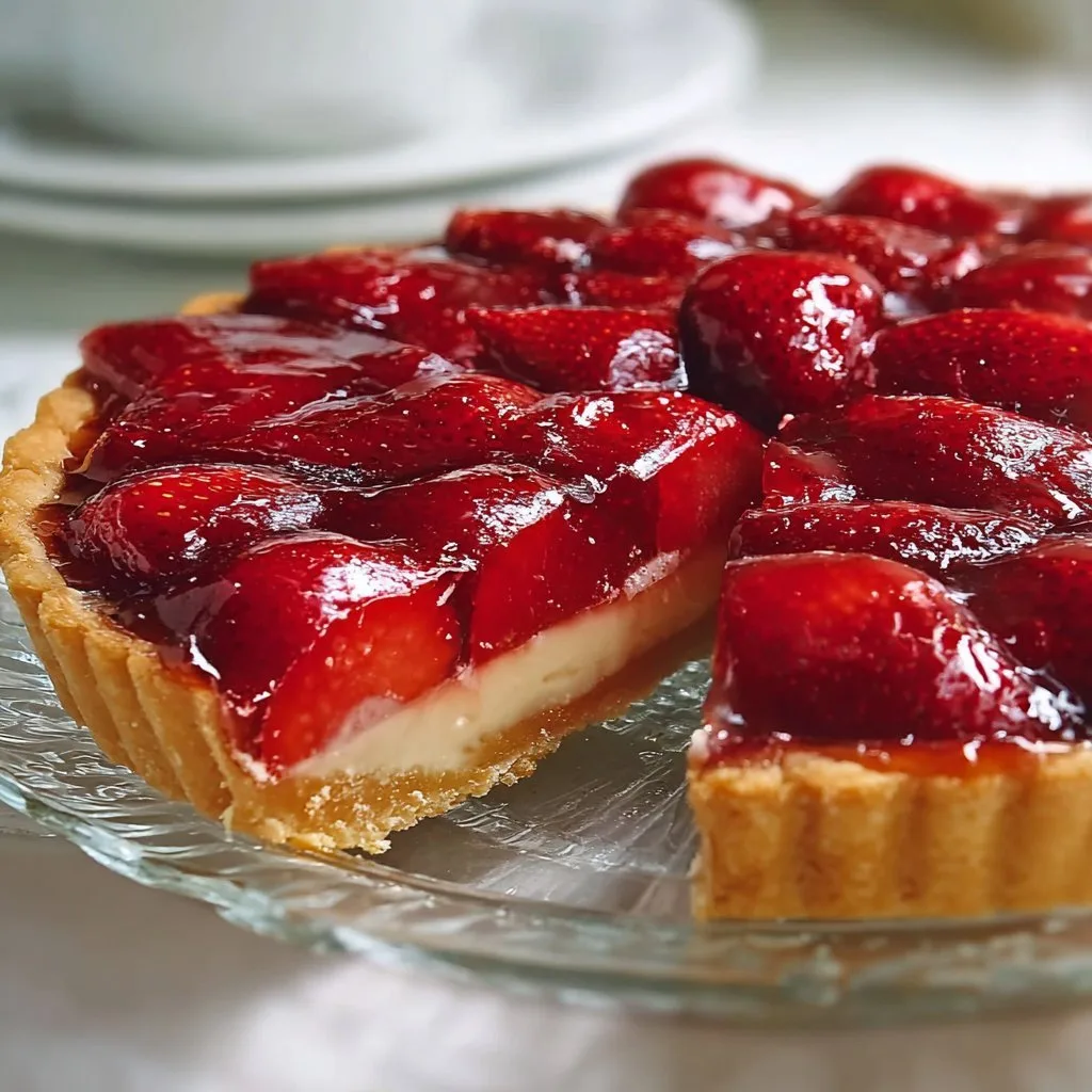 Strawberry Gelatin Pie