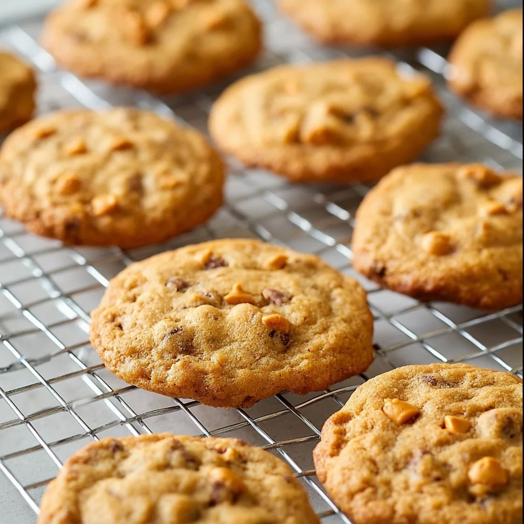 Caramel Banana Bread Cookies