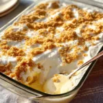 Delicious Apple Brown Betty dessert with warm apples and crumb topping.