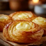 Delicious Cheese Danish Delight with creamy cheese filling and flaky pastry
