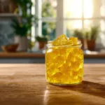 Colorful gelatin snack cups ready to be enjoyed.