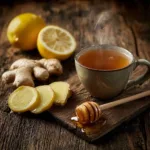 Cup of ginger tea for weight loss benefits