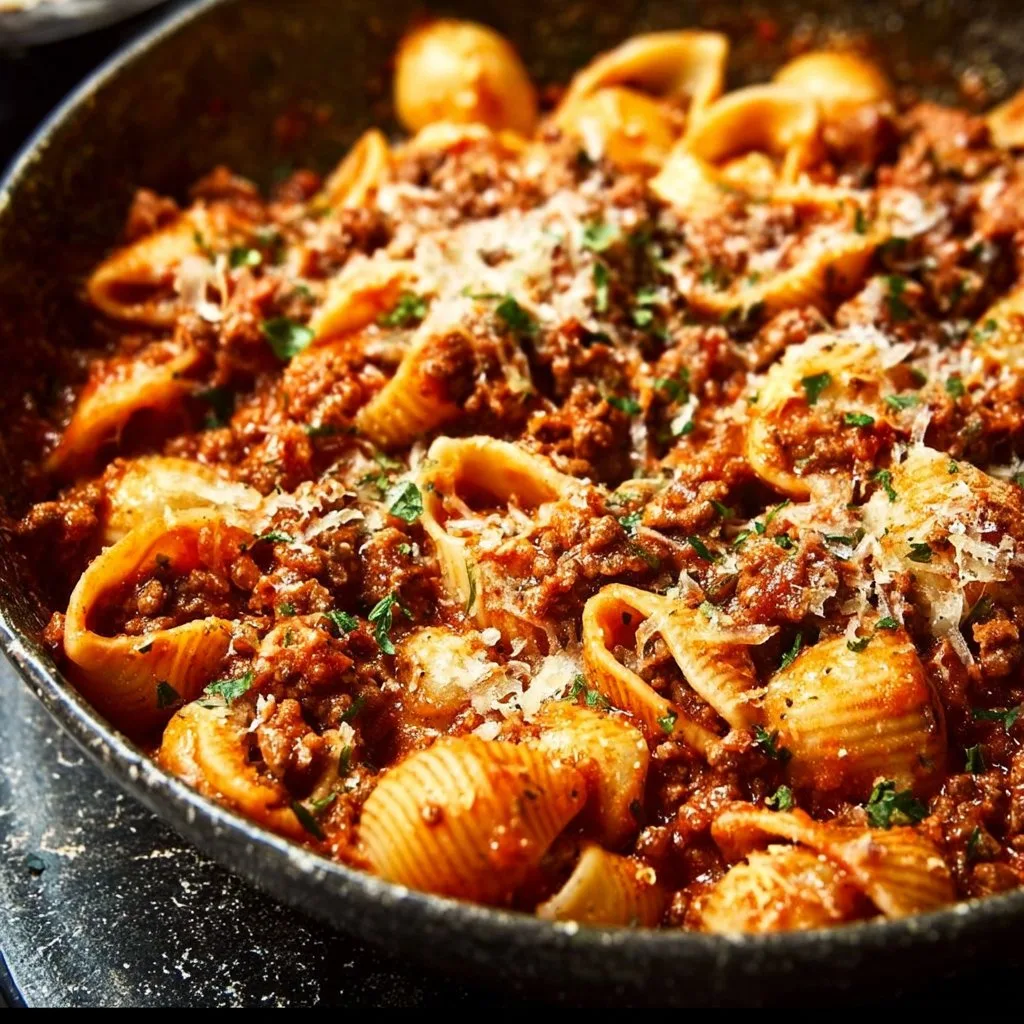 Bolognese and Shells