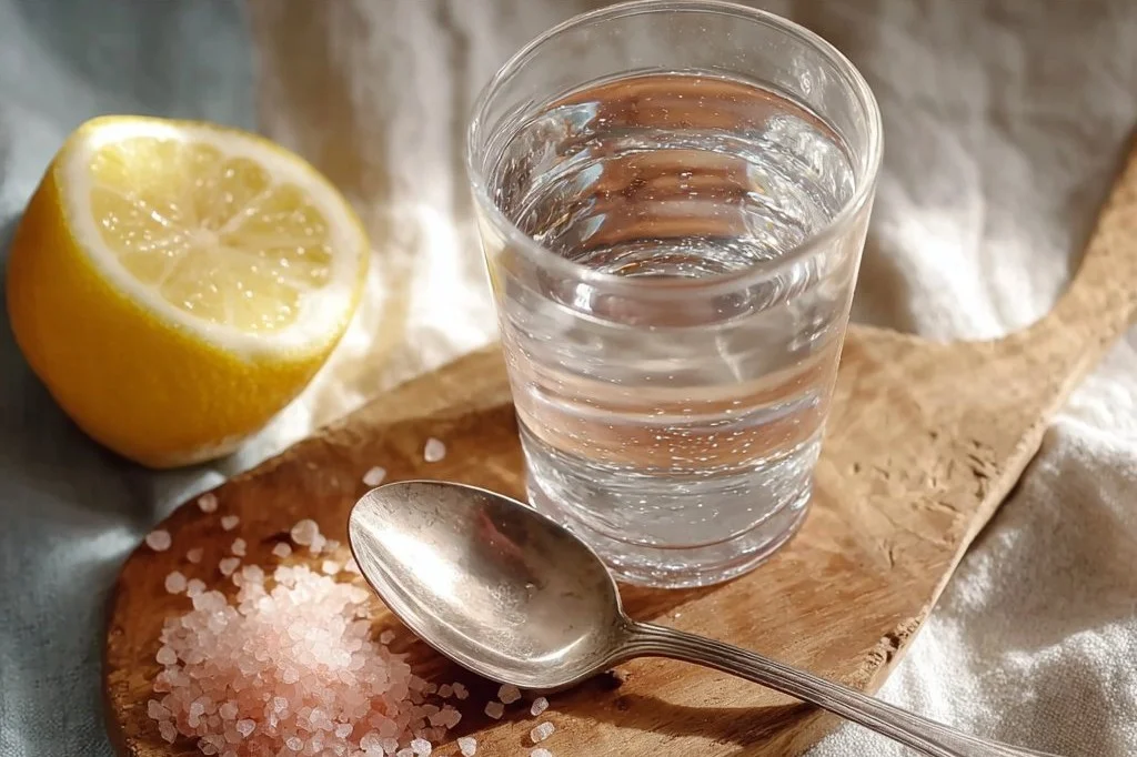 Refreshing morning detox drink with fresh ingredients for a healthy cleanse.