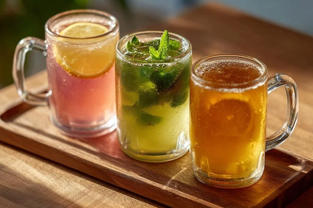 Refreshing salt water drink for hydration and health benefits.