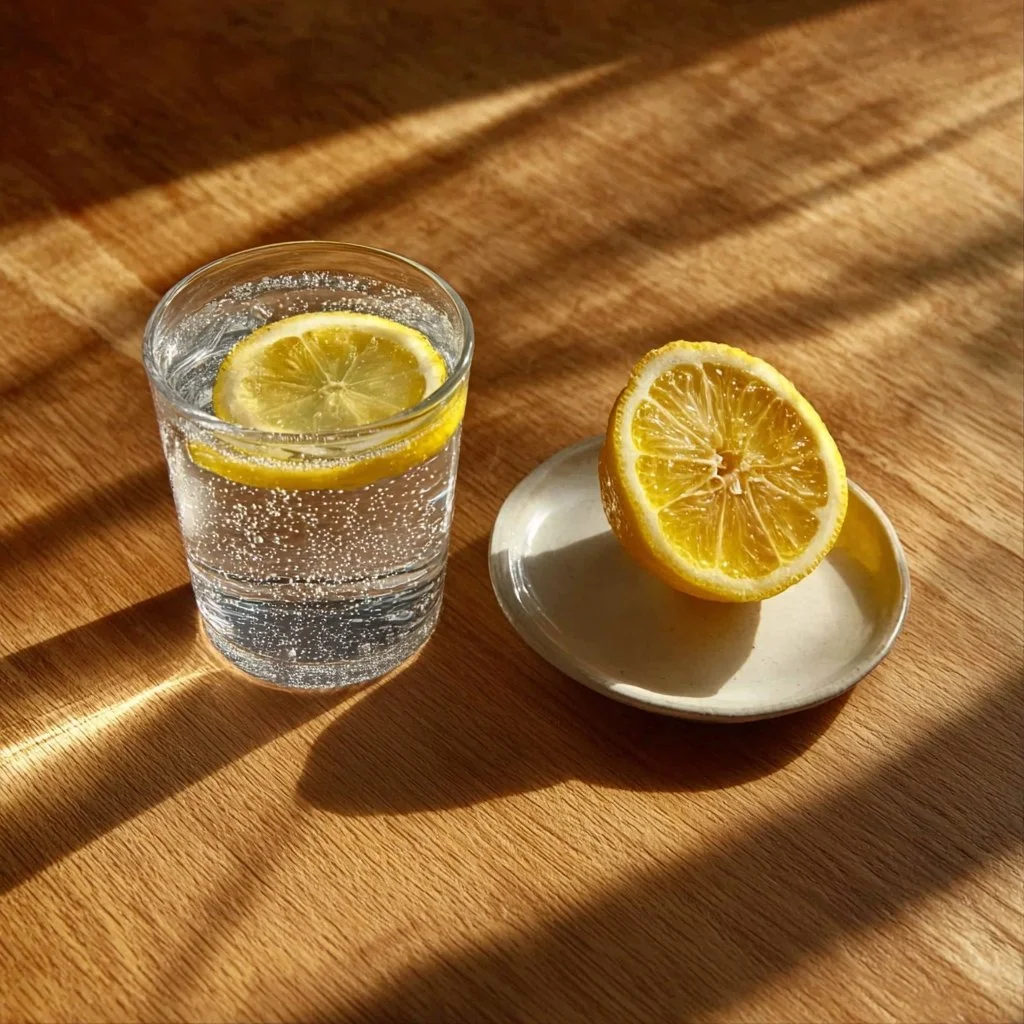 A glass of Sole Water showcasing its natural mineral properties.