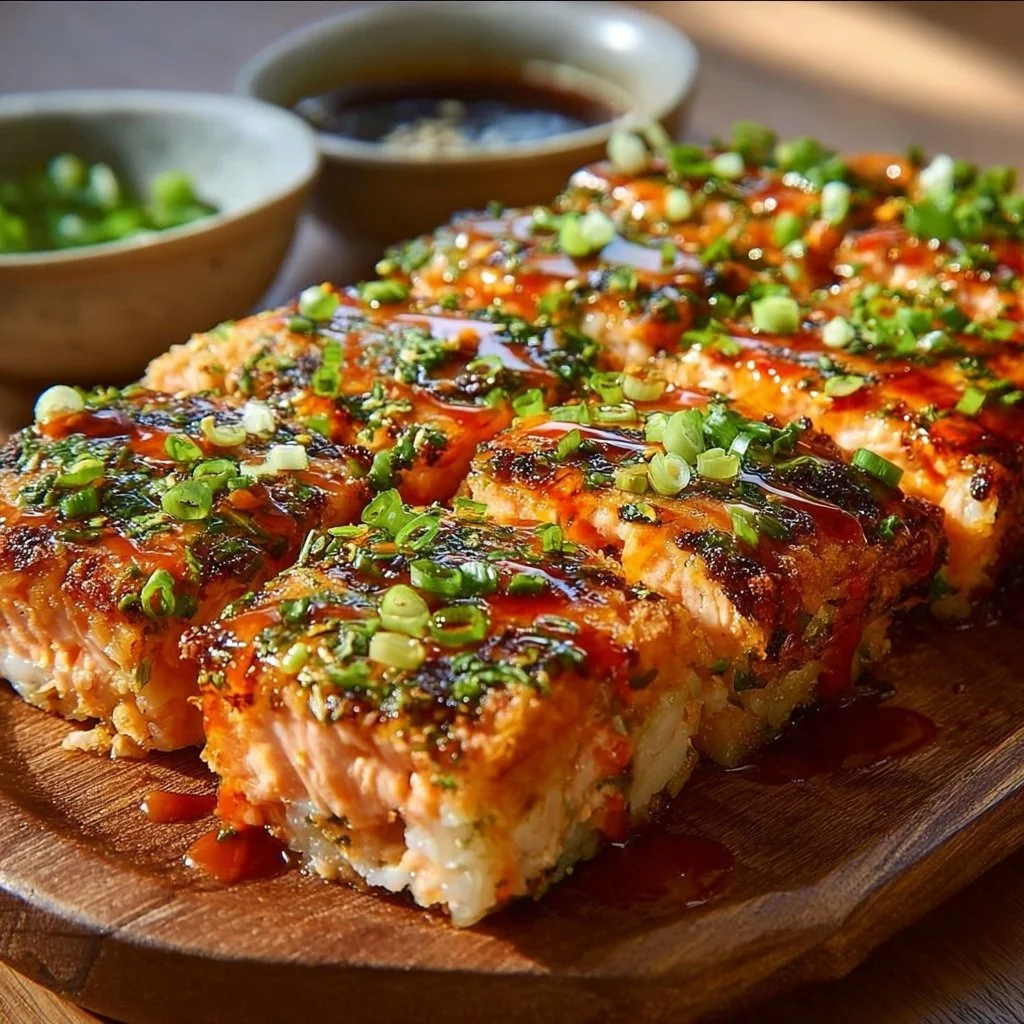 Spicy Salmon Sushi Bake Recipe