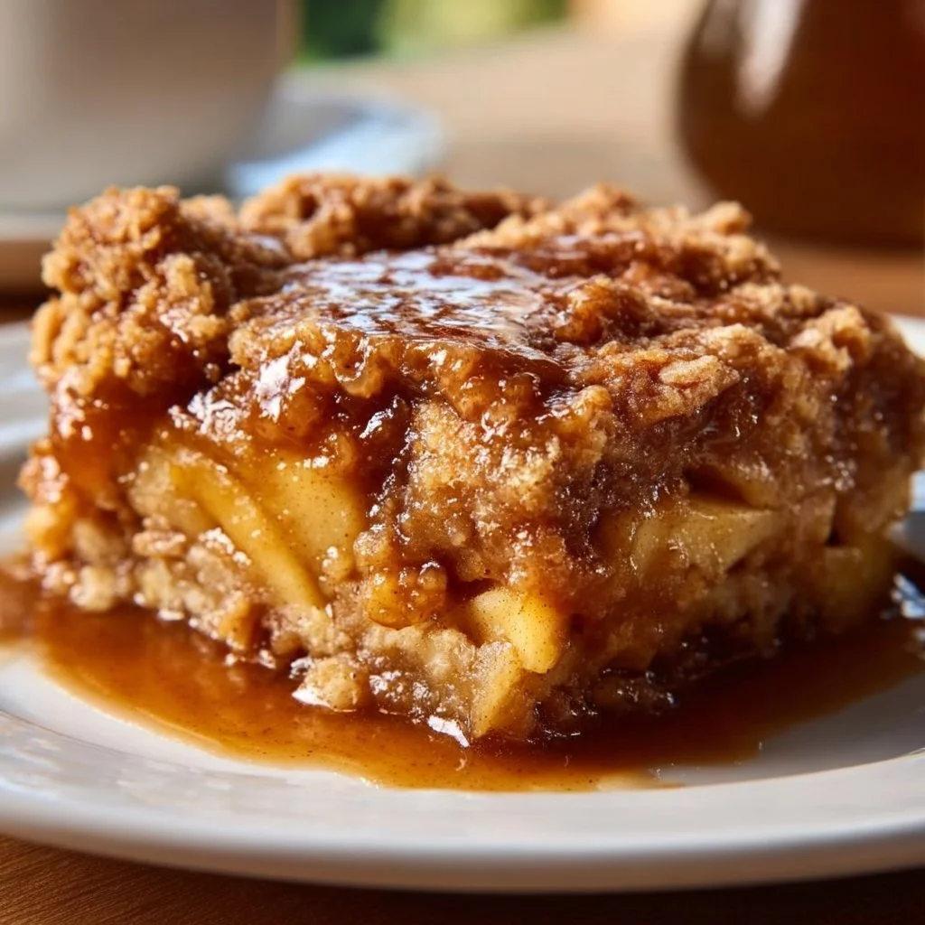 Ultimate 4-Ingredient Caramel Apple Dump Cake