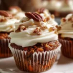Carrot Pineapple Cupcakes with Cream Cheese Frosting