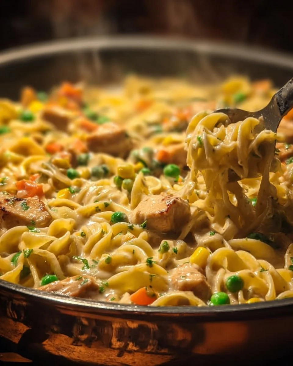 Chicken Pot Pie Pasta