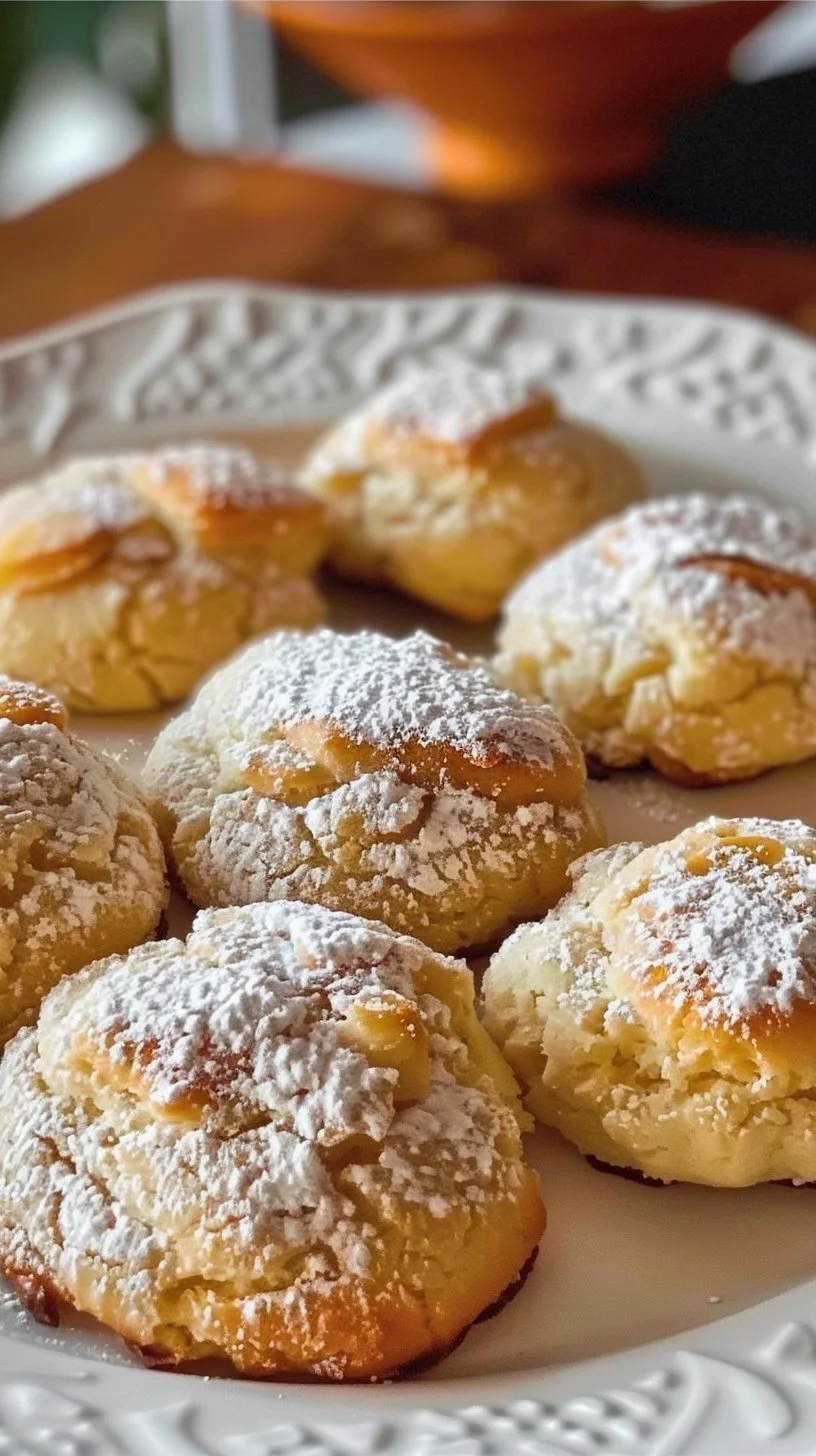 Grandma's Sicilian Ricotta Almond Cookies
