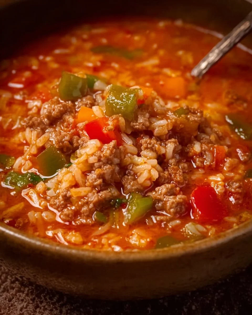 Hearty Stuffed Pepper Soup