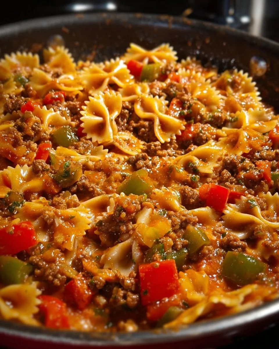 Stuffed Pepper Pasta Skillet