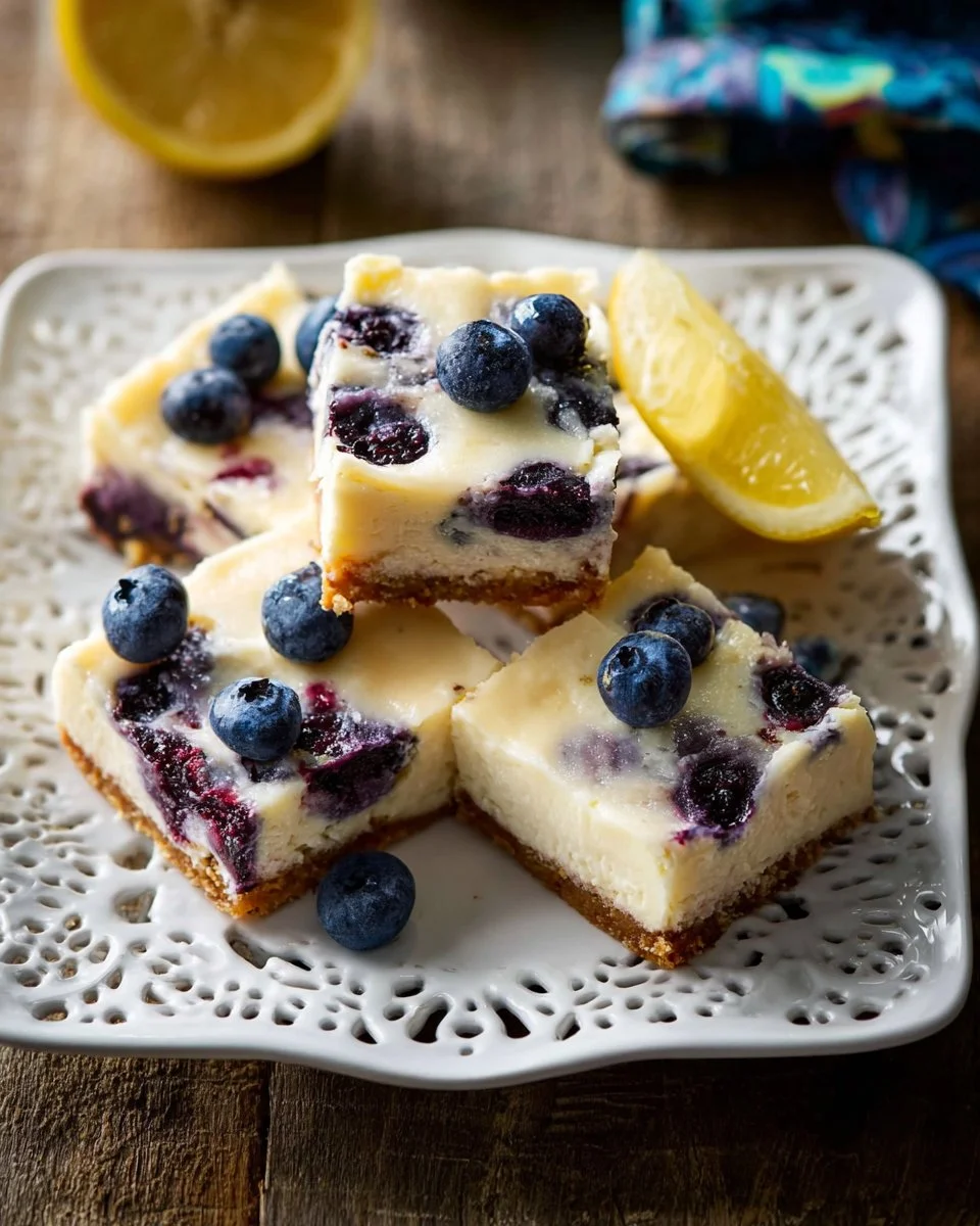 Blueberry Cheesecake Bars
