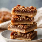 Brown Butter Pecan Pie Bars with toasted pecans and a rich buttery crust