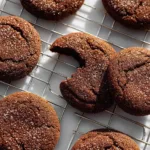 Delicious Chocolate Snickerdoodle Cookies on a cooling rack