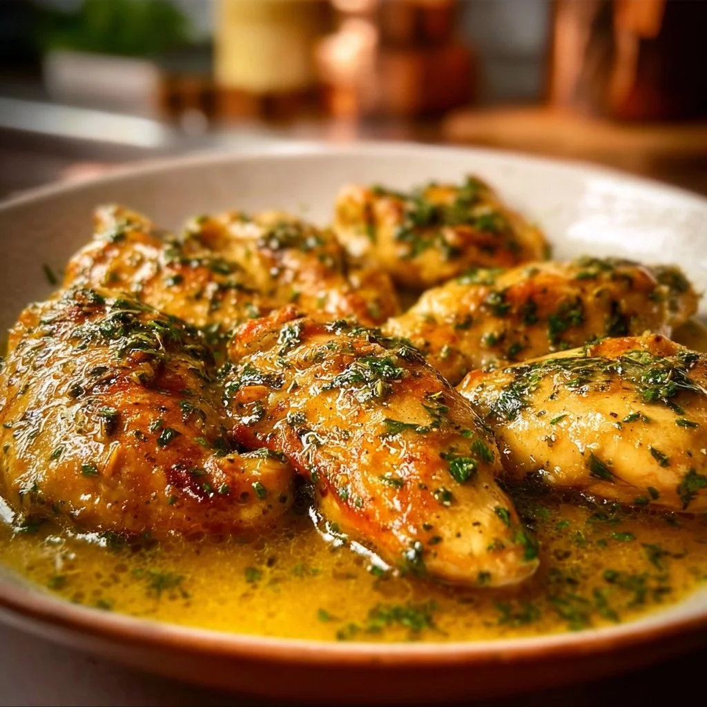 Classic Garlic Butter Chicken - FlirtyFood