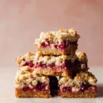 Delicious homemade cranberry bars with a golden crust and tart cranberry filling.