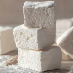 Delicious homemade marshmallows ready for s'mores.