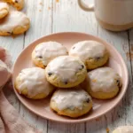 Freshly baked orange ricotta cookies with a vibrant citrus flavor