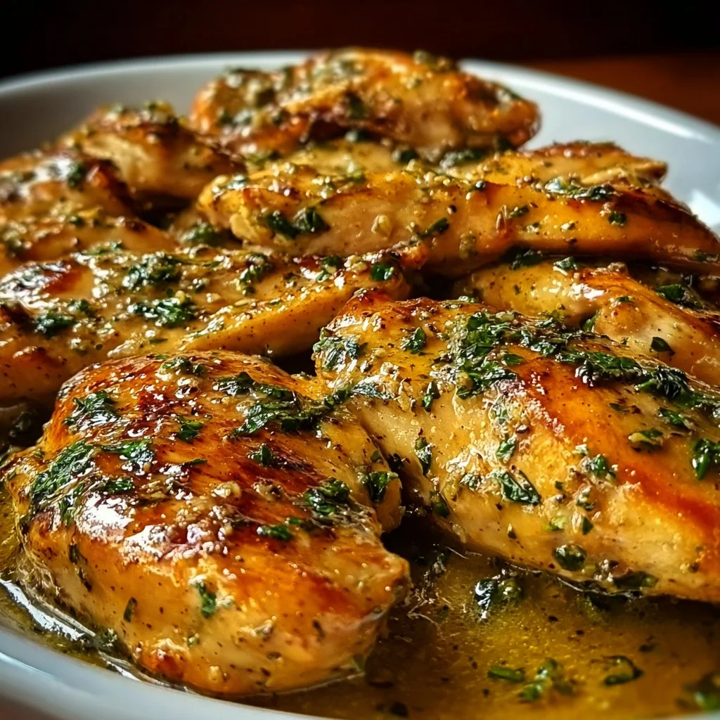 Savor the Flavor of Texas Roadhouse Style Garlic Butter Chicken Skillet