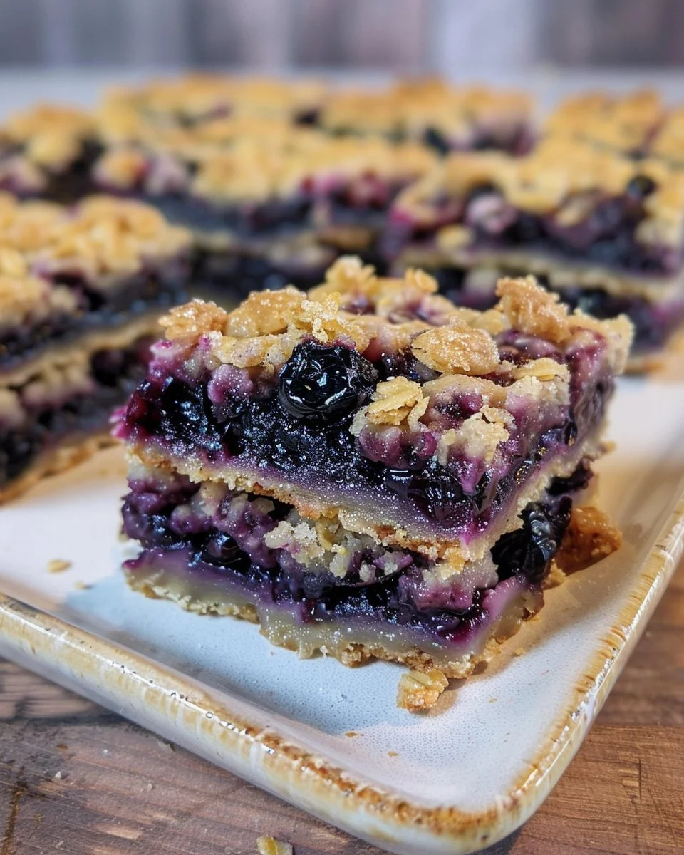 Blueberry Crumble Bars