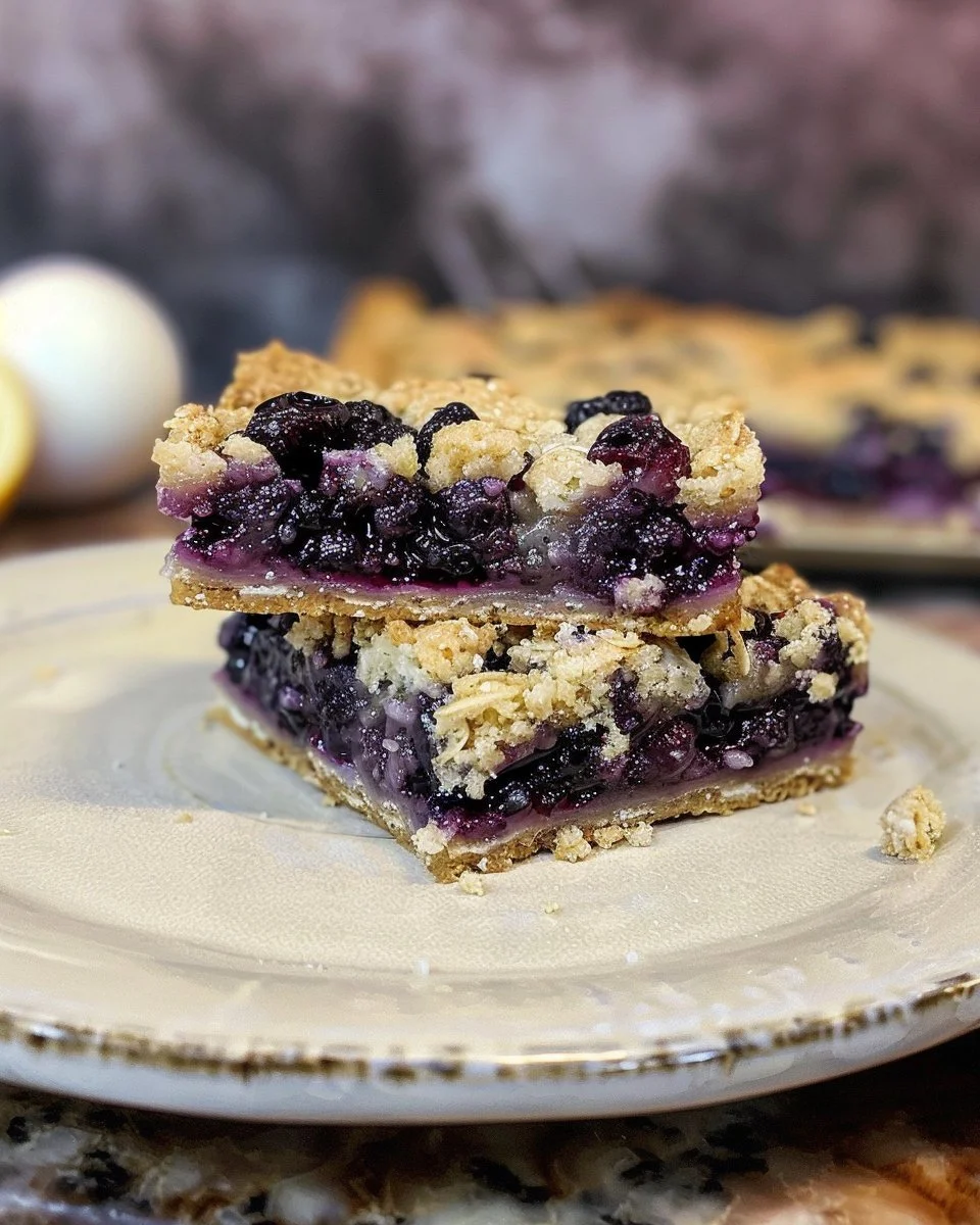 Blueberry Crumble Bars