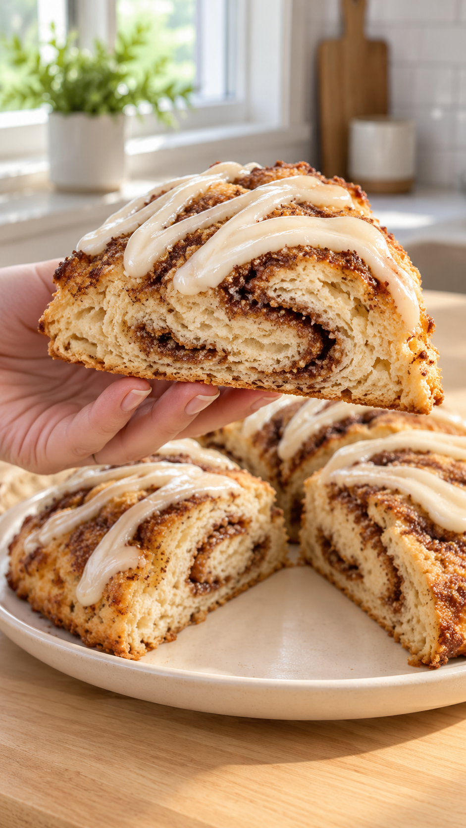 Gluten-Free Cinnamon Roll Scones
