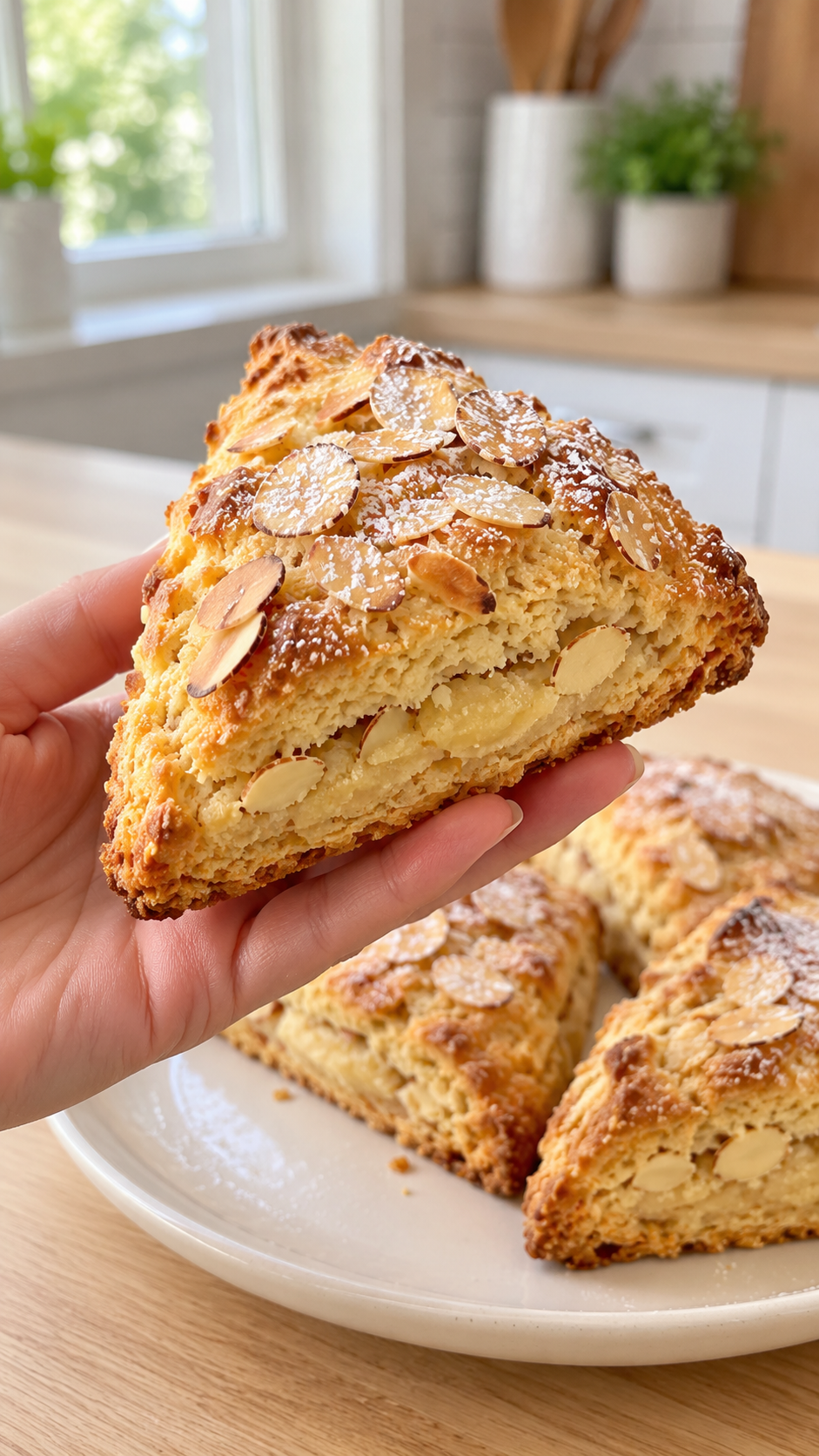 Gluten-Free Almond Croissant Scones