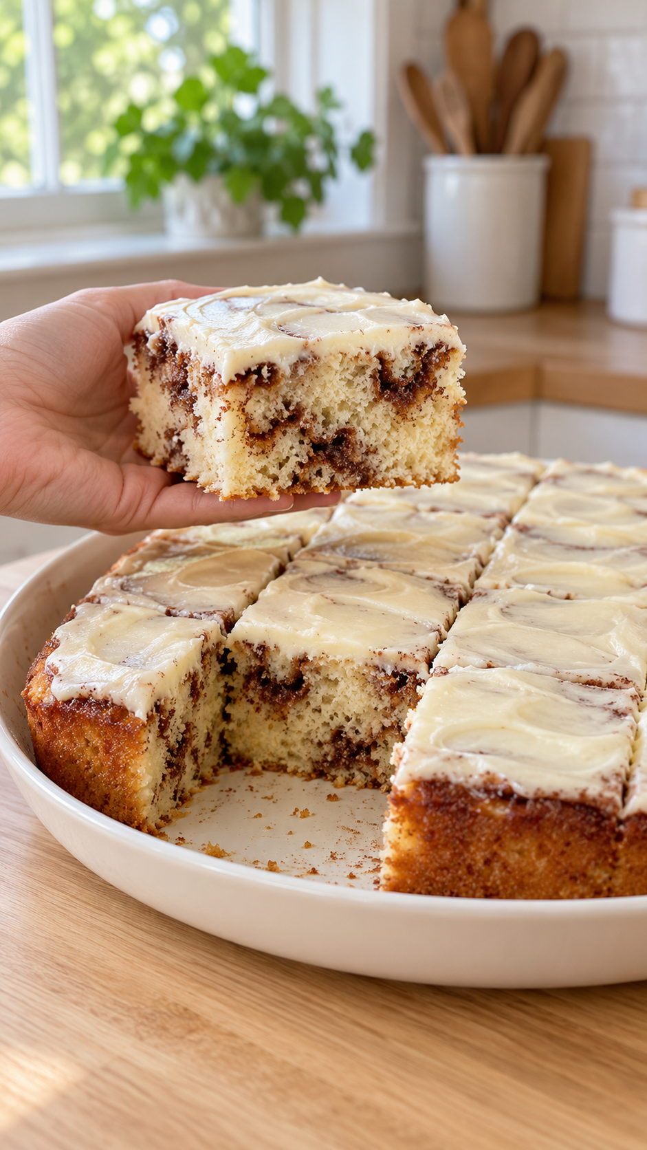 Gluten-Free Cinnamon Roll Cake